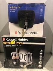 RUSSELL HOBBS SATISFRY AIR MEDIUM AIR FRYER TO INCLUDE RUSSELL HOBBS DESIRE MATTE BLACK FOOD PROCESSOR