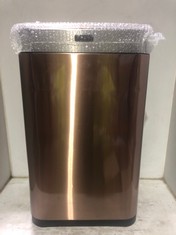 TOWER 75L RECTANGULAR SENSOR BIN COPPER