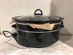 CROCKPOT 6.5L OVAL MANUAL SLOW COOKER