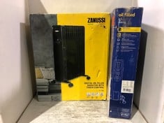 ZANUSSI 11 FIN DIGITAL ELECTRIC OIL FILLED RADIATOR WITH TOUCH CONTROL TO INCLUDE RUSSELL HOBBS 7 FIN ELECTRIC OIL FILLED RADIATOR