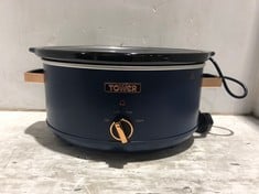 TOWER X CAVALETTO ROSE GOLD EDITION 6.5L MIDNIGHT BLUE SLOW COOKER