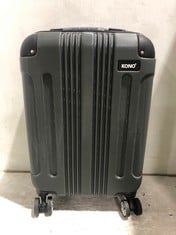 KONO BLACK 4 WHEEL SUITCASE