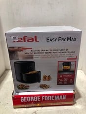 TEFAL EASY FRY MAX AIR FRYER TO INCLUDE GEORGE FOREMAN LARGE ELECTRIC FIT GRILL