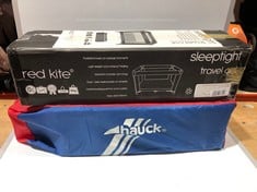 RED KITE SLEEPTIGHT TRAVEL COT TO INCLUDE HAUCK TRAVEL COT