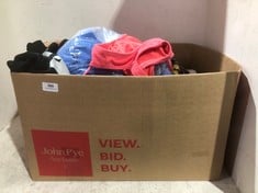 BOX OF ASSORTED CLOTHES TO INCLUDE MONSOON BLU KNITTED JUMPER - SIZE L