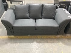 WILLOW THREE SEATER SOFA IN CHARCOAL - RRP £699