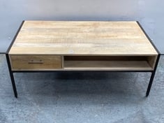 NKUKU DASAI WOODEN COFEE TABLE IN NATURAL - RRP £695