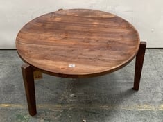 NKUKU UMAR COFFEE TABLE IN DARK BROWN - RRP £495