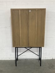 2 DOOR PANELLED COCKTAIL CABINET