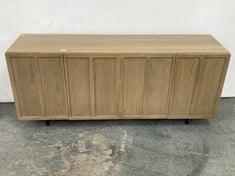 WOODEN 4 DOORS SIDEBOARD