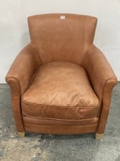 VINTAGE BROWN MR PADDINGTON LEATHER CHAIR