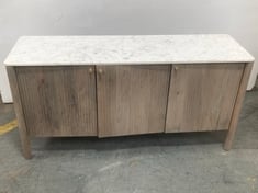 MARMO 3 DOOR SIDEBOARD 1516X450X750MM - ITEM NO. 542308 - RRP £1379.95