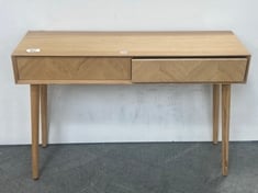 MILANO 2 DRAWER CONSOLE TABLE 1200X380X800MM - ITEM NO. 243032 - RRP £675