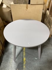 GRAY AND OSBOURN NO.157 OSLO ROUND DINING TABLE IN GREY - XY136 - RRP £160