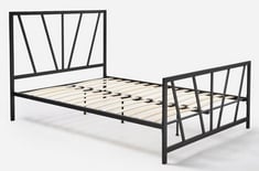 GRACE METAL BED FRAME BLACK KING SIZE - XO506 - RRP £210