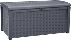 KETER BORNEO STORAGE DECK BOX 134L X 75W X 18H CM - BLACK