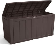 KETER SHERWOOD STROAGE BOX 117.8L X 56W X 9.4H CM - BROWN