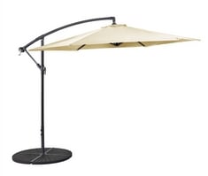 2 X ELTON PARASOL 3M - CREAM - QF249