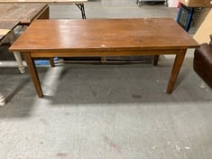 1 X STONE THE CROWS LARGE DINING TABLE IN DARK BROWN