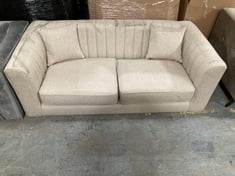 MARY 2 SEATER SOFA IN BEIGE FABRIC - RRP £887