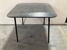 JOHN LEWIS BLACK METAL COFFEE TABLE