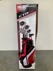 FAZER CTR25 GOLF PACKAGE SET- 13 PIECES GRAPHITE/STEEL & GOLF STAND BAG- RRP £299