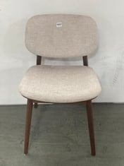 JOHN LEWIS CARA DINNING CHAIR IN NATURAL AND AMERICAN BLACK WALNUT RRP £299