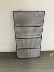 JOHN LEWIS RESTORATION SHELVING UNIT IN GREY SMOKE £100