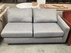 JOHN LEWIS BAILE II LHF CHAISE END SOFABED - LIGHT LEG - BRUSHED TWEED GREY (PART ONLY) - 87006606 - RRP £2,249 (KERBSIDE PALLET DELIVERY)