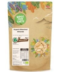 QTY OF ITEMS TO INCLUDE X20 ASSORTED WHOLEFOOD EARTH BAGS TO INCLUDE WHOLEFOOD EARTH ORGANIC BLANCHED ALMONDS – 1 KG | RAW | GMO FREE | VEGAN | HIGH FIBRE | SOURCE OF PROTEIN | CERTIFIED ORGANIC, WHO