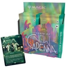 2 X ITEMS TO INCLUDE MAGIC: THE GATHERING STREETS OF NEW CAPENNA COLLECTOR BOOSTER BOX, 12 PACKS & 1 BOX TOPPER.