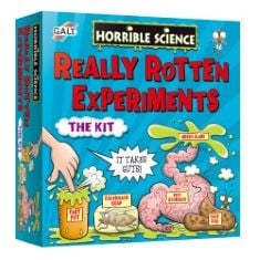 X19 ASSORTED TOYS AND GAMES TO INCLUDE GALT TOYS, HORRIBLE SCIENCE - REALLY ROTTEN EXPERIMENTS, SCIENCE KIT FOR KIDS, AGES 8 YEARS PLUS.