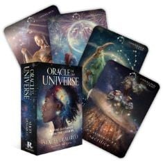 QTY OF ITEMS TO INCLUDE X7 ASSORTED ITEMS TO INCLUDE ORACLE OF THE UNIVERSE: DIVINE GUIDANCE FROM THE COSMOS, THE SACRED SHE TAROT DECK AND GUIDEBOOK: A UNIVERSAL GUIDE TO THE HEART OF BEING.