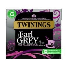 X22 ASSORTED TEA AND COFFEE TO INCLUDE TWININGS THE EARL GREY 80 PLANT-BASED TEA BAGS 200G.