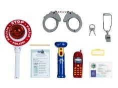 X9 ASSORTED TOYS TO INCLUDE THEO KLEIN 8850 POLICE SET I CONSISTS OF 10 PARTS I INCLUDES BATTERY-POWERED TORCH AND POLICE SIGNALLING DISC WITH LIGHT I TOY FOR CHILDREN AGED 3 YEARS AND UP, MULTI - CO