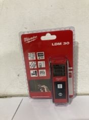 MILWAUKEE LDM 30 LASER DISTANCE METER .