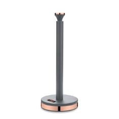 QTY OF ITEMS TO INCLUDE X13 ASSORTED HOMEWARE ITEMS TO INCLUDE TOWER T826133GRY CAVALETTO TOWEL POLE KITCHEN ROLL HOLDER WITH SOFT UNDERLINER, GREY AND ROSE GOLD, IDESIGN MEASURING SCOOP SET OF 4, LA