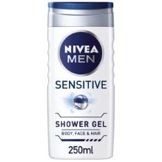 43 X NIVEA MEN SENSITIVE SHOWER GEL, 250ML.