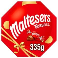 20 X MALTESERS TEASERS CHOCOLATE CENTREPIECE GIFT BOX, CHOCOLATE GIFT, MOTHER'S DAY, 335G BB:27/10/24.