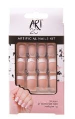 X29 ASSORTED BEAUTY ITEMS TO INCLUDE ART 2C ARTIFICIAL FRENCH NAILS SET WITH GLUE FITTED SHAPE EASY REMOVAL 001.