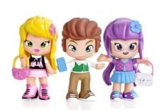 QTY OF ITEMS TO INCLUDE X9 ASSORTED DOLLS TO INCLUDE PINY PINYPON PACK OF 3 FIGURES, ASSORTED 2 (FAMOUS 700013378) JULIA, LILITH AND WILL, PINY- LILITH WITH DESIGN BOOK (FAMOUS 700013447).