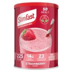 4 X SLIMFAST STRAWBERRY FLAVOUR, 50 SERVINGS, 1.825 KG BB: 11/24.