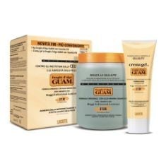 2 X GUAM FIR SEAWEED MUD ANTI CELLULITE TREATMENT + TOURMALINE CELLULITE CREAM GEL SET - BODY LEG & TUMMY TIGHTENING DUO - 1KG HOT BODY WARP CELLULITE REMOVER & 200ML SLIMMING MUD GEL - SKIN FIRMING