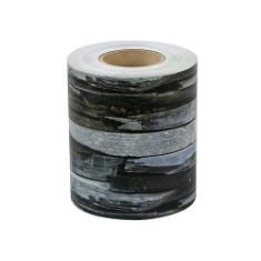 15 X BASICS PRIVACY TAPE WITH 26 CLIPS, 50 M X 19 CM, BRICK.