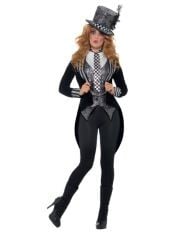 QTY OF ITEMS TO INCLUDE X13 ASSORTED FANCY DRESS ITEMS TO INCLUDE SMIFFYS 46825X1 DELUXE DARK MISS HATTER COSTUME , BLACK, XL - UK SIZE 20-22, SMIFFYS FEVER NO NONSENSE NURSE COSTUME, WITH DRESS & HA