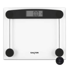 X5 ASSORTED ITEMS TO INCLUDE SALTER 9208 BK3R GLASS BATHROOM SCALE – ELECTRONIC DIGITAL BODYWEIGHT SCALE, 180KG/28ST 8LB, LCD EASY TO READ DISPLAY, STEP ON INSTANT READING, COMPACT CLEAR DESIGN, INCL