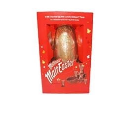 X5 ASSORTED CHOCOLATE TO INCLUDE MALTESERS CHOCOLATE BUNNY GIANT EASTER EGG 496G.