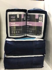 4 X ASSORTED SILENTNIGHT BEDDING TO INCLUDE HOTEL COLLECTION DOUBLE DUVET 10.5TOG