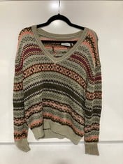 RALPH LAUREN MULTI COLOURED SWEATER SIZE XL: RRP £279