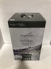 SNUGGLEDOWN NATURAL DUVET DUCK FEATHER & DOWN DOUBLE 13.5TOG RRP- £95